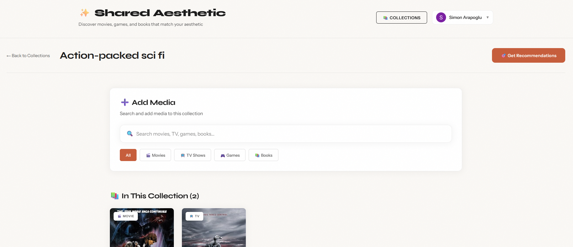 Save collections of aesthetics you just can not get enough of